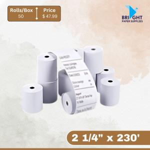 Thermal Paper Rolls 2¼" x 230'