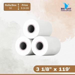Thermal Paper Rolls 3⅛" x 119'