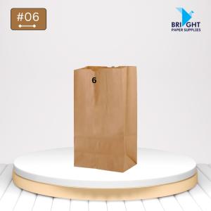 Kraft Paper Bag No 6 (500 pcs)