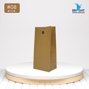 Kraft Paper Bag No 8 (400 pcs)