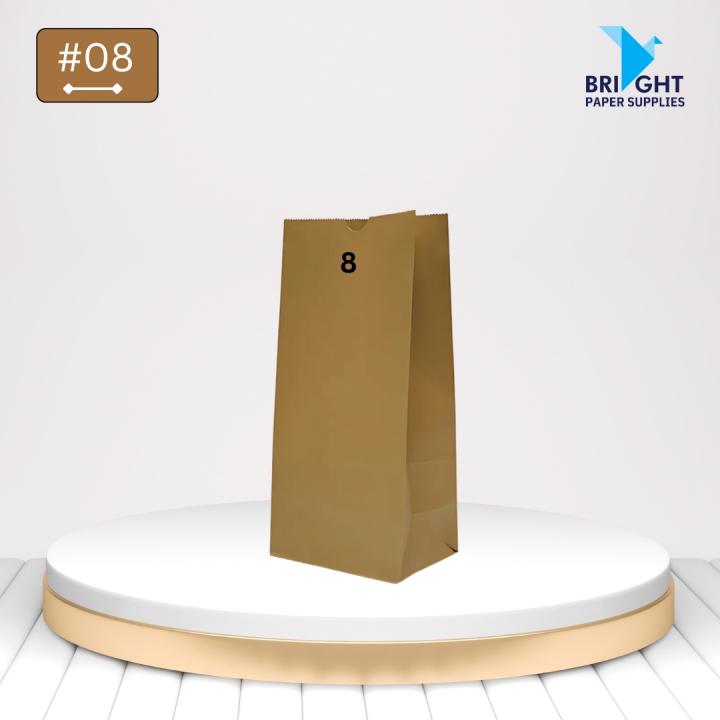 Kraft Paper Bag No 8 (400 pcs)