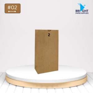 Kraft Paper Bag No 2 (500 pcs)